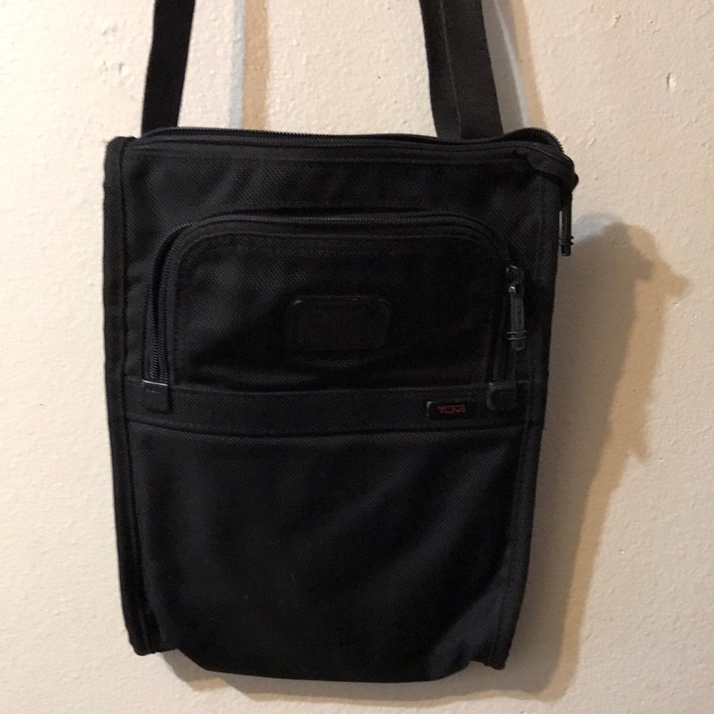 Tumi Black Messenger Bag